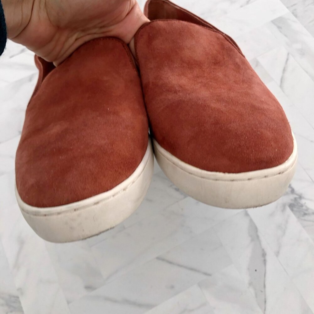 Birdies The Swift Slip On In Rust Orange Suede Si… - image 4